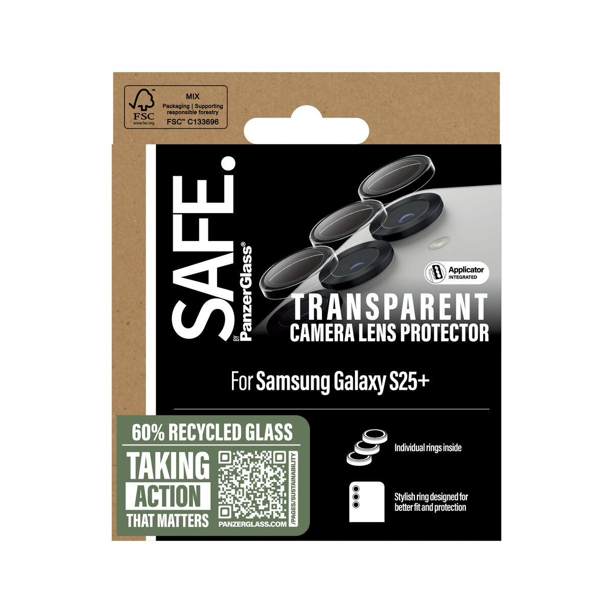 Protetor de ecrã para o telemóvel PanzerGlass Galaxy S25 Plus